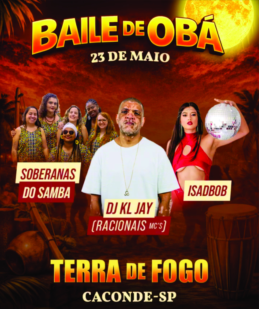 KL Jay, dos Racionais MC’s, se apresenta em Caconde em noite histórica no Terra de Fogo