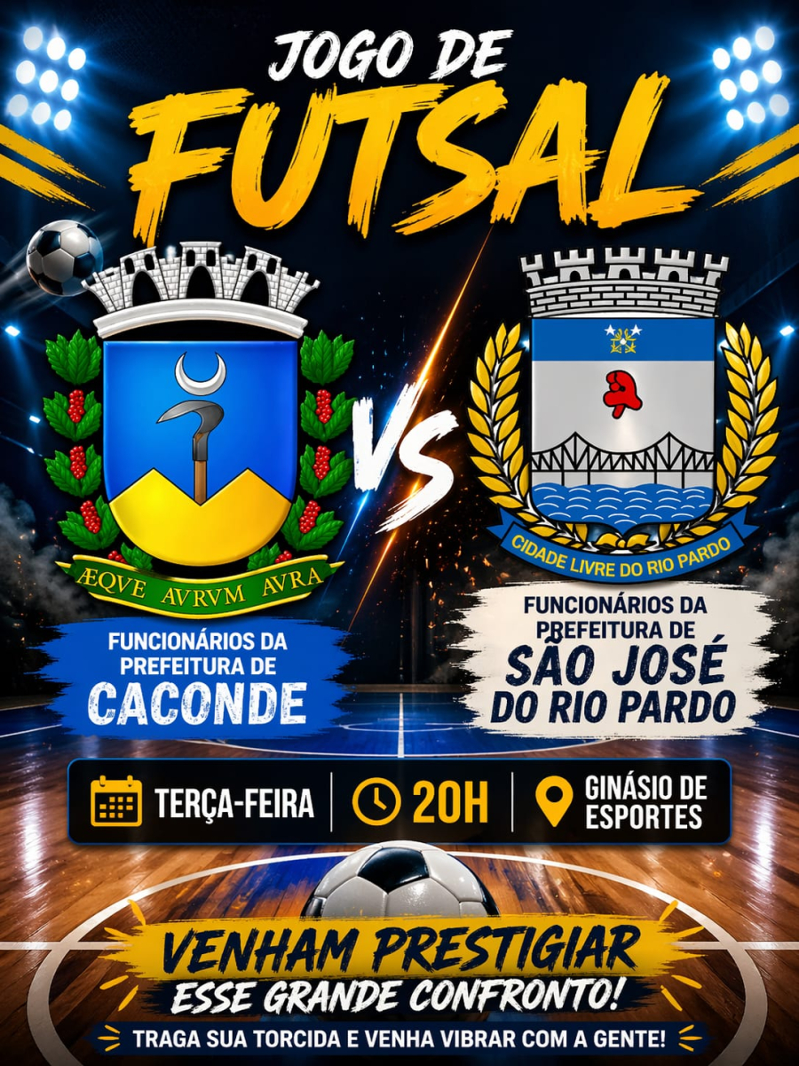 CACONDE ESTREIA NO INTERPREFEITURAS DE FUTSAL COM EXPECTATIVA DE GRANDE CAMPANHA