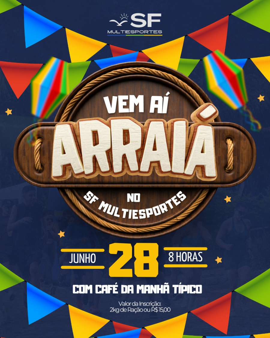 SF Multiesportes promove Arraiá Solidário com esporte, tradição e café da manhã típico
